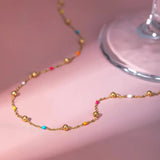 Collar de Perlas con Cadena de Oro Amphitrite