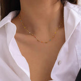 Collar de Perlas con Cadena de Oro Amphitrite