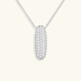 Collar de Diamante Inicial Burbuja