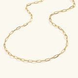 Collar de Cadena de Clip de Papel Nadia