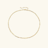 Collar de Cadena de Clip de Papel Nadia
