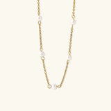 Collar de Perlas Doradas Nora