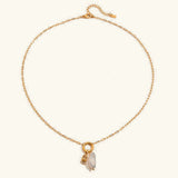 Collar de Perlas con Piedra de Nacimiento Caitlin