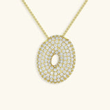 Collar de Diamante Inicial Burbuja