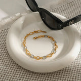 Pulsera Addison de Dos Tonos en Oro