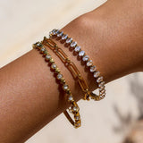 Pulsera de Tenis Corte Ovalado Avaria