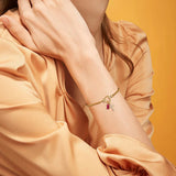 Pulsera Cruz de Piedra de Nacimiento Amalia
