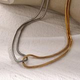 Collar Talia de Dos Tonos
