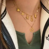 Collar con Inicial Avaria Ocean