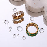 Anillo de Simulante de Diamante Antoinette en Oro