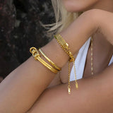 Pulsera de Cadena de Oro Imara