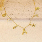 Collar con Inicial Avaria Ocean