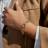 Pulsera Multi Enlace Bicolor Ramona