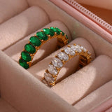 Anillo de Simulante de Diamante Antoinette en Oro