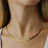 Collar Elysian Gold Herringbone
