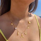 Collar con Inicial Avaria Ocean