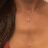 Collar con Borlas de Perlas Beatrice