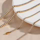 Collar de Tenis de Diamantes Wisteria