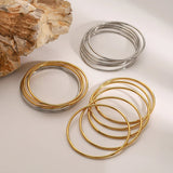 Conjunto de Pulseras Doradas Shannon