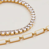 Pulsera de Tenis Corte Ovalado Avaria