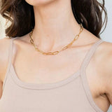 Collar de Cadena con Clip de Papel Ria