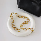 Collar de Cadena Gruesa de Oro Cielle
