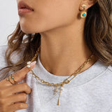 Collar de Perlas Diamante Zeraphine en Oro