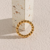 Anillo Melody Gold Twist