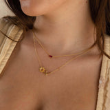 Collar de Oro con Flor de Nacimiento Maribelle