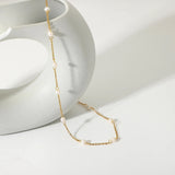 Collar de Perlas Doradas Nora