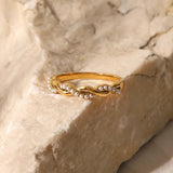 Anillo de Perlas de Agua Dulce Vivienne
