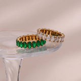Anillo de Simulante de Diamante Antoinette en Oro