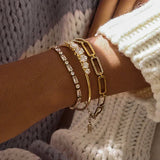 Pulsera de Cadena de Diamante Coralie