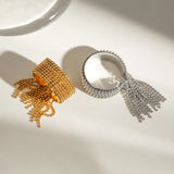 Anillo de Borlas Doradas Krystelle