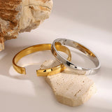 Brazalete Grande Apilable Melina en Oro