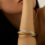 Conjunto de Pulseras Doradas Shannon