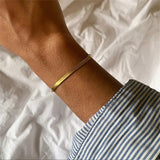 Pulsera Herringbone Vida Oro