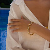 Pulsera de Diamantes Apilados Quinley