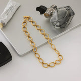 Collar de Cadena Gruesa de Oro Cielle