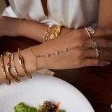 Anillo de Oro en Forma de Gota de Diamante Soletta
