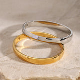 Brazalete Grande Apilable Melina en Oro