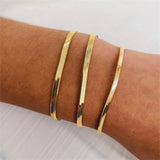 Pulsera Herringbone Vida Oro