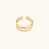 Anillo de Oro en Capas Olivia