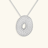 Collar de Diamante Inicial Burbuja
