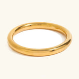 Brazalete de Oro Liso Lina