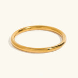 Brazalete de Oro Liso Lina
