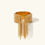 Anillo de Borlas Doradas Krystelle
