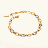 Pulsera Addison de Dos Tonos en Oro