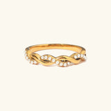 Anillo de Perlas de Agua Dulce Vivienne