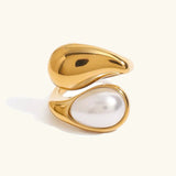 Anillo de Perla Ámbar Mara